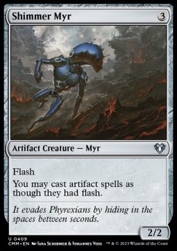 Shimmer Myr Commander Masters
