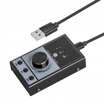 POKRĘTŁO KONTROLERA GŁOŚNOŚCI USB DO KOMPUTERA PC