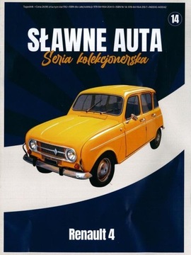 KOL. SŁAWNE AUTA nr 14 - Renault 4