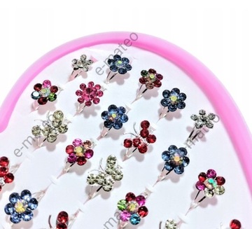 НАБОР КОЛЕЦ ДЛЯ ДЕВОЧКИ 36 Ювелирные изделия