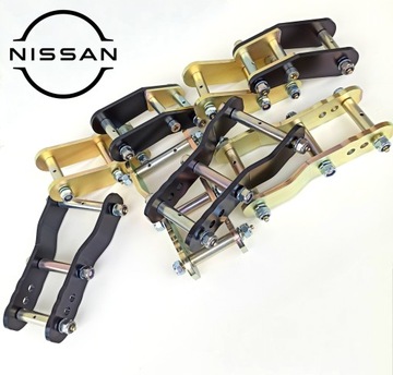 NISSAN PATROL +5cm Wieszaki Resorów zestaw 4 szt!