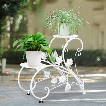 Металлическая подставка для цветов 4 цветочных горшка в форме сердца Подставка для цветов