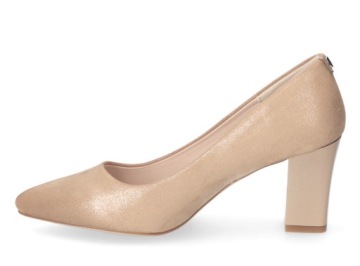 БЕЖЕВЫЕ ТУФЛИ SERGIO LEONE, КАБЛУК R38