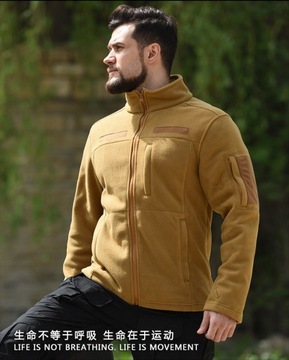 Флисовая куртка с воротником-стойкой, теплая, дышащая, мягкая флисовая куртка