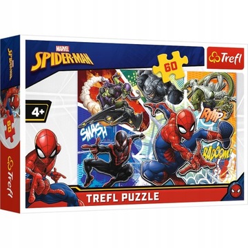 Puzzle 60 EL. WALECZNY SPIDER-MAN TREFL