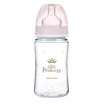 CANPOL BUTELKA ANTYKOLKOWA 240ml SZEROKA ROYAL