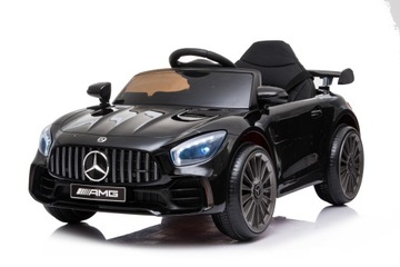 Автомобиль Mercedes GTR-S на аккумуляторе, пульт дистанционного управления, 2 двигателя, кожаный радиоприемник из ЭВА.