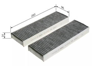 BOSCH 1 987 435 522 FILTR VENTILACE PROSTORU SPOLUJEZDCE