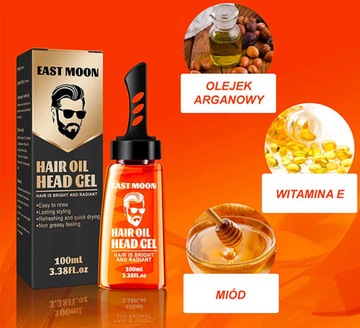 Профессиональный восковой гель для укладки волос с расческой