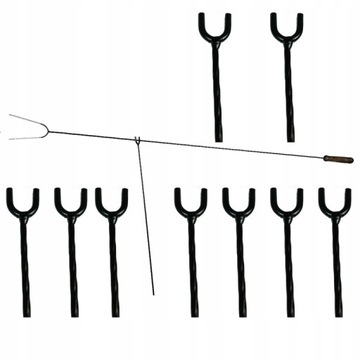 KIJKI KIJE DO OGNISKA 150cm z podpórka podpórka