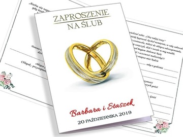 ZAPROSZENIA ZAPROSZENIE Ślub kościelny lub cywilny