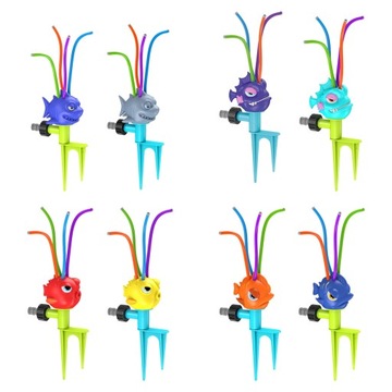 Игрушка-распылитель для детей, движущиеся трубки, вращающаяся игрушка-распылитель.