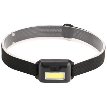 MINI LATARKA CZOŁOWA CZOŁÓWKA COB 10W CZARNA