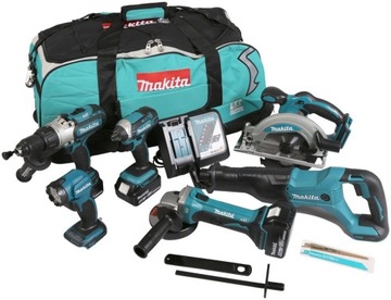 ZESTAW COMBO MAKITA 18V 3x5AH DLX6105T