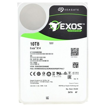 SEAGATE EXOS X14 10 ТБ 7,2 КБ 256 МБ SATA III 3,5 дюйма ST10000NM0568