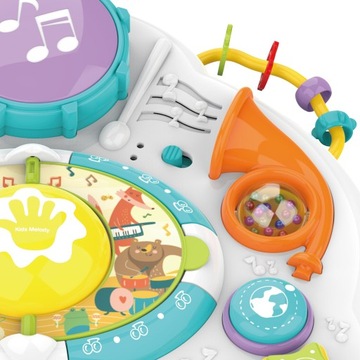 STOLIK MUZYCZNY interaktywny PANEL STOLICZEK EDUKACYJNY BLUETOOTH MIKROFON