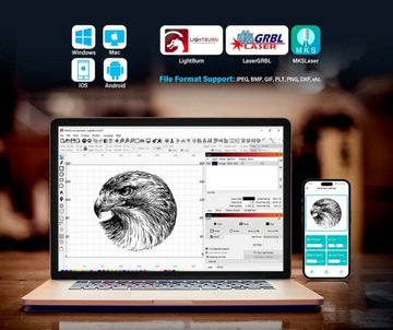 Mecpow X3 Pro 10 Вт лазерный гравировальный станок с обнаружением пламени