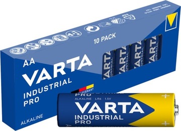 10x LR6 VARTA 1,5V BATERIA INDUSTRIAL PALUSZKI AA