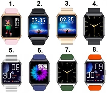 SMARTWATCH DAMSKI ROZMOWY TERMOMETR MENU PL GRAWER