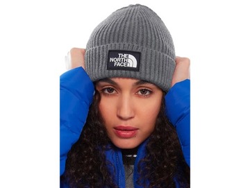 Czapka zimowa The North Face LOGO BOX CUF BNE MEDIUM GREY