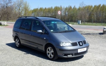Seat Alhambra I (7MS) Minivan Facelifting 2.0 TDI 140KM 2008 Seat Alhambra 2.0TDI 140KM 7osobowy Zarejestrowany Wymieniony rozrzad Opon