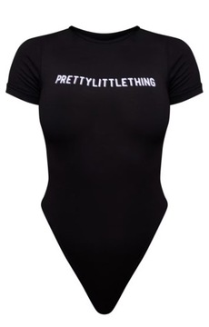 PRETTYLITTLETHING BODY Z LOGO BAWEŁNIANE L EKC