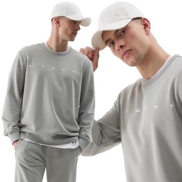 BLUZA MĘSKA 4F SPORTOWA BAWEŁNIANA NA CO DZIEŃ WYGODNA SS241009