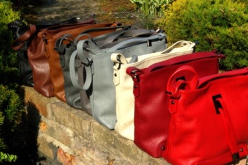 Итальянская кожаная сумка, экрю, экри, бежевый, кремовый