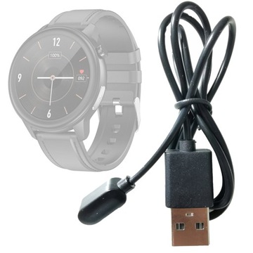 ŁADOWARKA KABEL PRZEWÓD USB SMARTWATCH AW80 E80