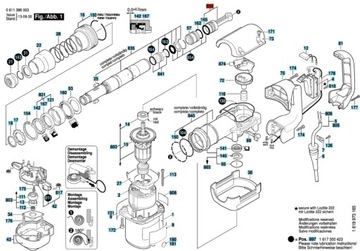 ШАТУН BOSCH ПОРШЕНЬ GSH388 GSH5 E GSH500