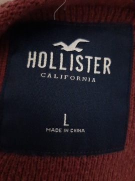 SWETER HOLLISTER L JAKOŚĆ MĘSKI CIEPŁY MIŁY W DOTYKU