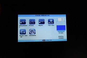 Автоматическая станция кондиционирования воздуха Mell Pro ARCTIC R134A / R1234YF с сенсорным экраном