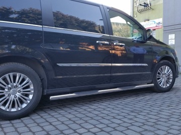 CHRYSLER VOYAGER GRAND OCHRANNÝ RÁM STUPNĚ OCEL NEREZ SILNÝ