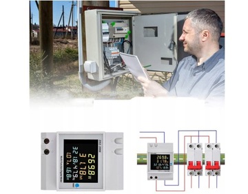 D52-2066 ЦИФРОВОЙ СЧЕТЧИК ЭЛЕКТРОЭНЕРГИИ 100А