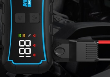 BOOSTER ROZRUCH JUMP STARTER POWERBANK LATARKA 2000A 12000mAh E5 PRO MOCNY
