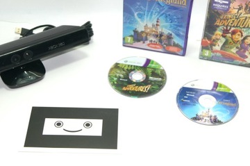 KINECT + 2 игры в польской версии для детей
