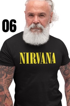 NIRVANA KURT COBAIN Koszulka T-Shirt 12 WZORÓW XL