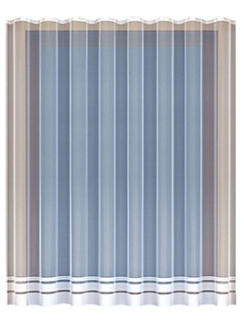 Firanka na taśmie długa żakardowa biała 280x300cm