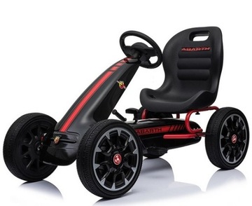 BIG GOKART ABARTH 3-8 ЛЕТ ИЗ ПЕНЫ ПЕДАЛИ ЛИЦЕНЗИЯ НА КОЛЕСА EVA