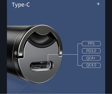АВТОМОБИЛЬНОЕ ЗАРЯДНОЕ УСТРОЙСТВО BASEUS USB-C QC 4.0+ PD 30 Вт
