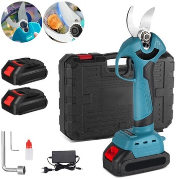 NOŻYCE SEKATOR ELEKTRYCZNY AKUMULATOROWY 2X BATERIA 45MM