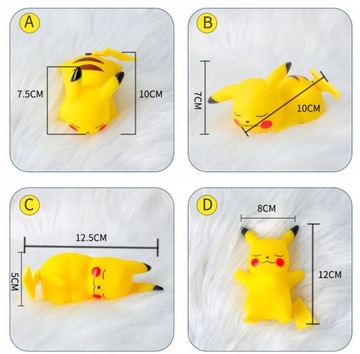 СВЕТОДИОДНЫЙ НОЧНИК PIKACHU POKEMON КРАСИВЫЙ ДЛЯ ПОДАРКА РЕБЕНКУ