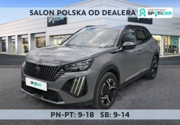 Peugeot 2008 II e-SUV Facelifting Elektryczny 54kWh 156KM 2023 Peugeot 2008 e-2008 54kWh GT SalonPL 156KM Najmocnieszy Bogata Opcja Od Re