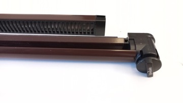 Приточный оконный воздухоотводчик Ventair TRDn, автоматический, коричневый RAL 8017