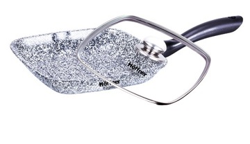 Patelnia grillowa Hoffner 28 cm non-stick (nieprzywierająca)