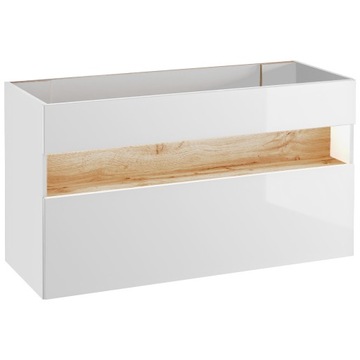 Szafka pod umywalkę 120 cm BAHAMA WHITE 854