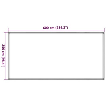 vidaXL Подкладка для палатки Светло-зеленый 250x600 см HDPE