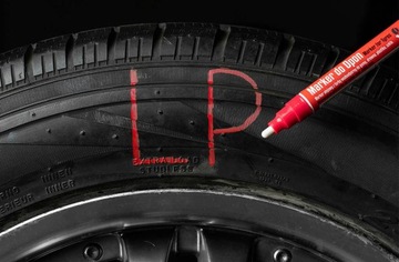 Масляный маркер для шин REDATS красный 12 шт.