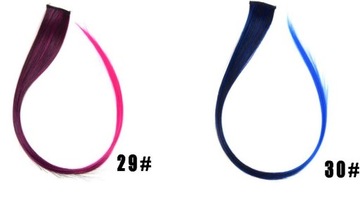 Красочные наращивание волос Ombre STRIPED CLIP