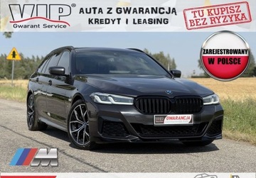 BMW Seria 5 G30-G31 Touring Facelifting 2.0 518d 150KM 2021 BMW Seria 5 BEZWYPADEK f vat 23 PISEMNA GWARANCJA w cenie Transport KRE